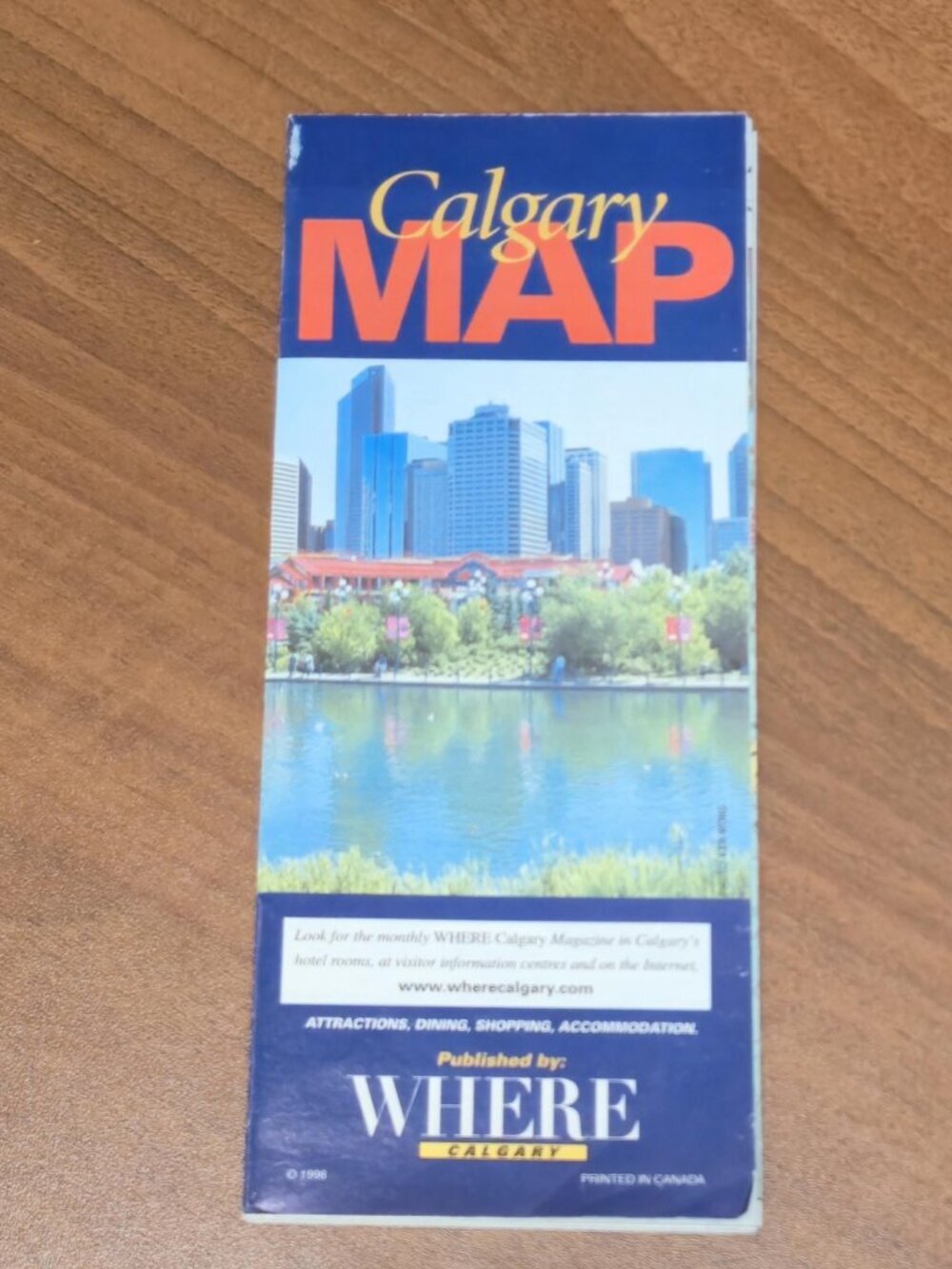 Calgary Alberta Vintage Map Bundle University of Calgary UofC 1990s YYC Lot of 4 - Picture 8 of 16